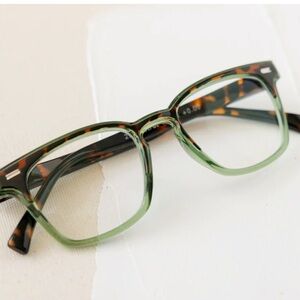 Peepers Strut +1.75 Blue Light Blocking Reading Glasses - Green Tortoise 2328175